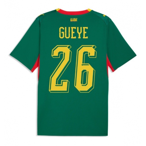 Billige Fotballdrakt Senegal Pape Gueye #26 Replika Bortedrakt VM 2026 Kortermet Billige Fotballdrakt Senegal Pape Gueye #26 Replika Bortedrakt VM 2026 Kortermet